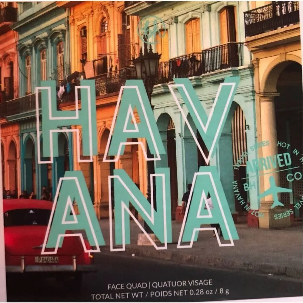 BH COSMETICS - NWT -🎉HP🎉Set of 2 Hot in Havana Face Quad. So Cute & Versatile